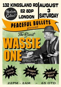 Reggae Sound System Wassie One South London