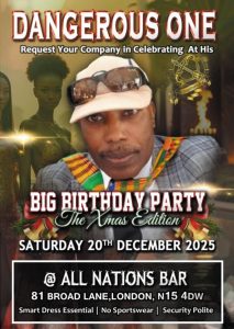 Wassie One Sound System South London Reggae DJ Tottenham