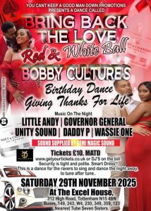 Wassie One Sound System South London Reggae DJ Tottenham