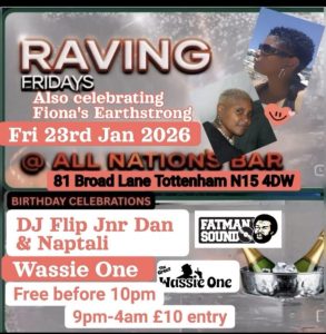 Wassie One Sound System Vinyl Reggae DJ Tottenham London Dance