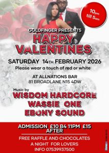 Wassie One Sound System Vinyl Reggae DJ Valentines Dance London