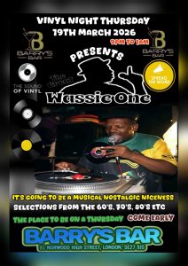 Wassie One Sound System Vinyl Reggae DJ Norwood South London