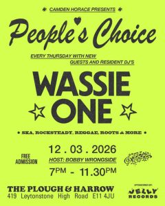 Wassie One Sound System Vinyl Reggae Leytonstone