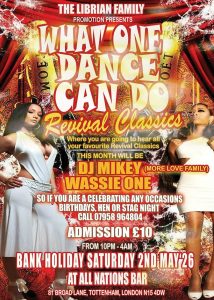 Wassie One Reggae DJ Vinyl Sound System South London Tottenham