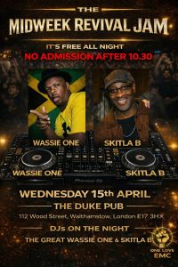 Wassie One Reggae Sound System DJ Vinyl South London Walthamstow