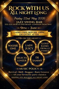 Wassie One Reggae DJ Vinyl Sound System South London