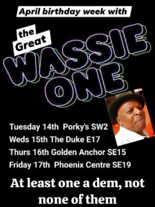 Wassie One Reggae DJ Vinyl Sound System South London