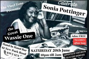 Wassie One South London Brixton Reggae Vinyl Sound system