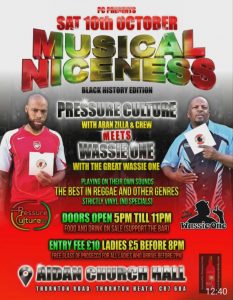 Wassie One Sound System Reggae DJ South London Thornton Heath