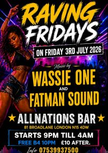 Wassie One Vinyl reggae sound system DJ Brixton