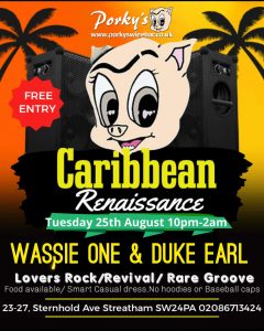 Wassie One Vinyl Sound System Reggae DJ south London