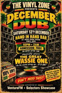 Wassie One Reggae Soundsytem Vinyl DJ South London